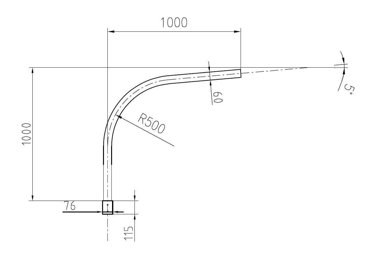 tehomet Užmaunama gembė h=1m, l=1m