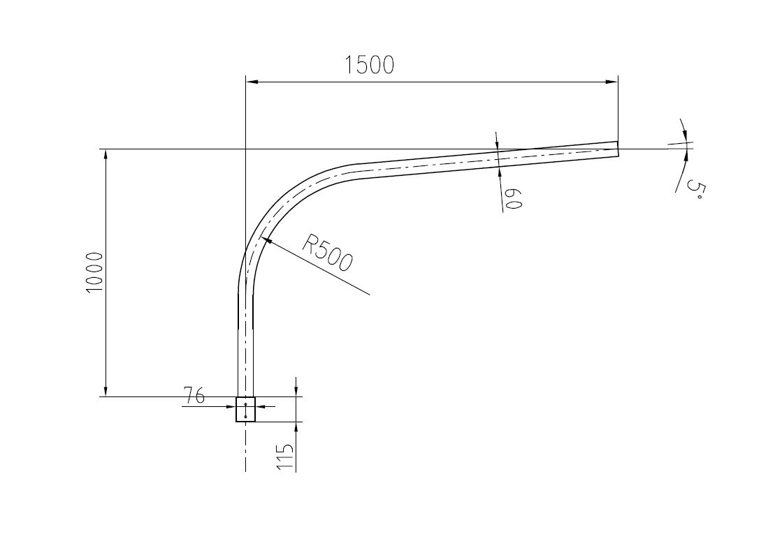 tehomet Užmaunama gembė h=1m, l=1,5m