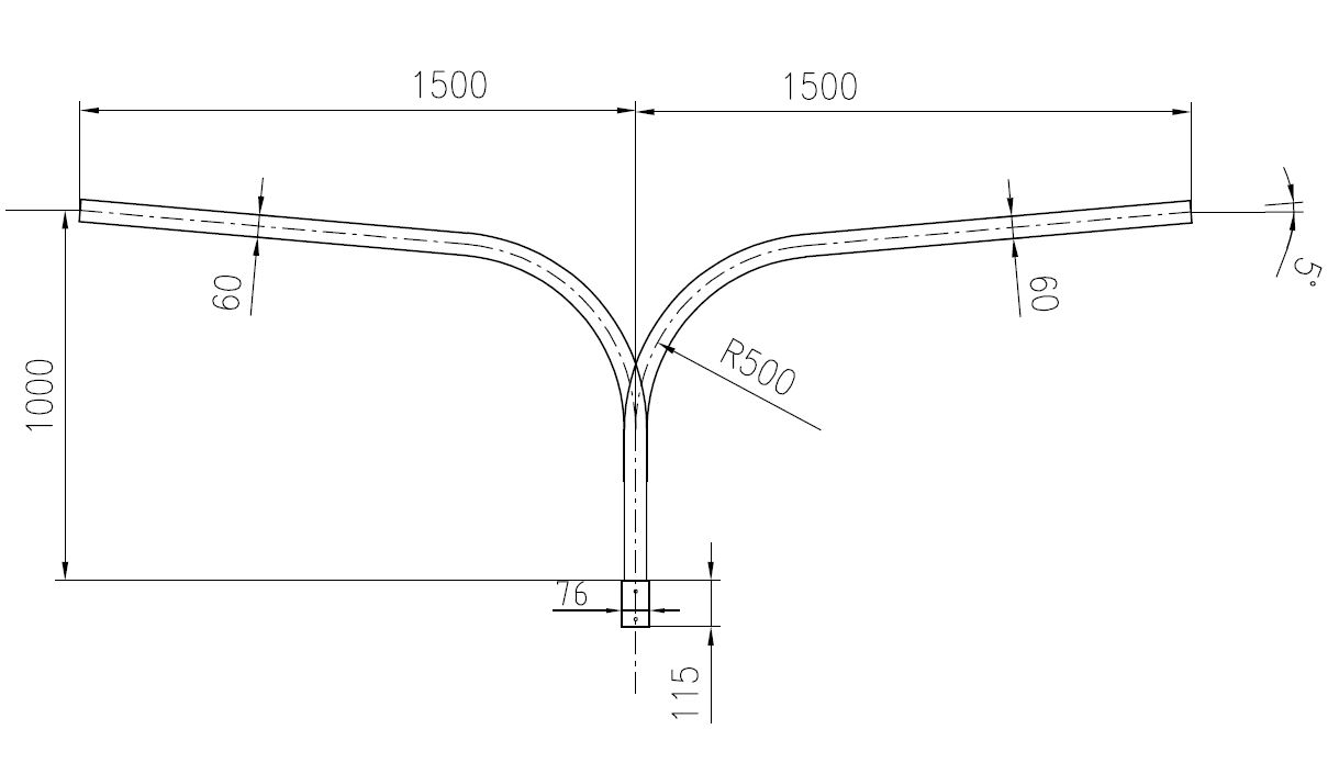 tehomet Užmaunama gembė h=1m, 2xl=1,5m