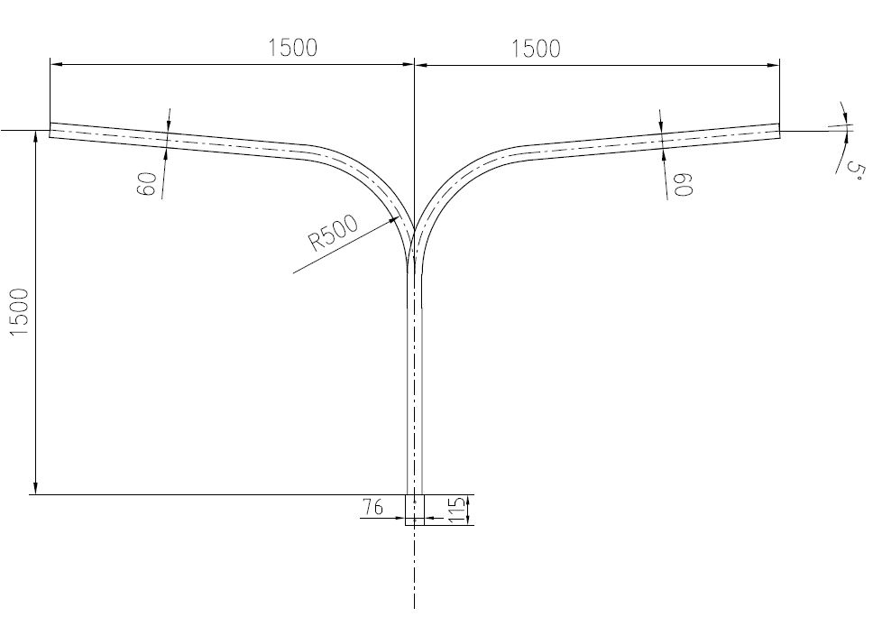 tehomet Užmaunama gembė h=1,5m, 2xl=1,5m
