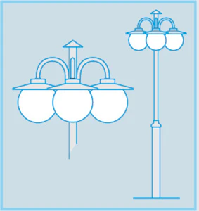ketonen Outdoor luminaire valohelmi 406dhva e27 white