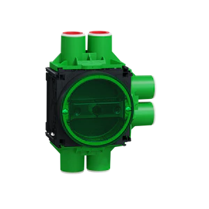 schneider electric Multifix veggboks 1m 12-27 mm 6-rør