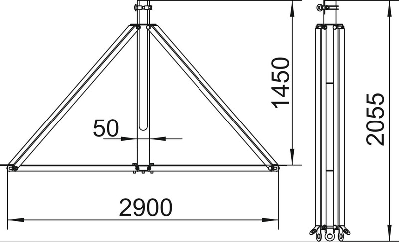 obo bettermann Asennusalusta obo isfang 3b-250-a, 50mm