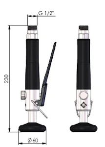 xylem Shower acc xylem euroclean 51-494275 handle