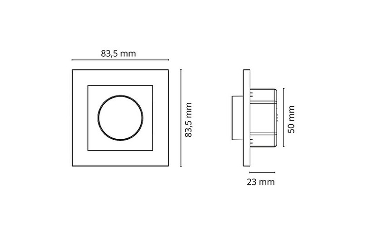 sg armaturen Dimmer leddim 350va svart