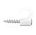 schneider electric Skruvclips tcs-x-c3 14-18 vit 100st