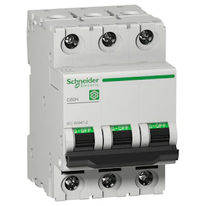 schneider electric Minibrytare m9 c60h 3p c6a 15ka