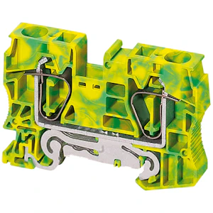 schneider electric Bladfj plint 16mm² grön/gul