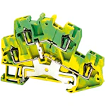 BLADFJÄDERPLINT 2 VÅN 4 POL 2,5MM² GRÖN/