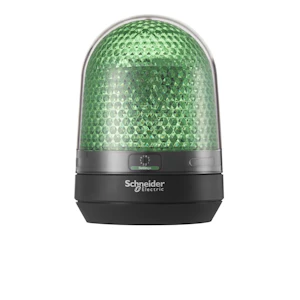 schneider electric Roterande ljus grön 24vdc