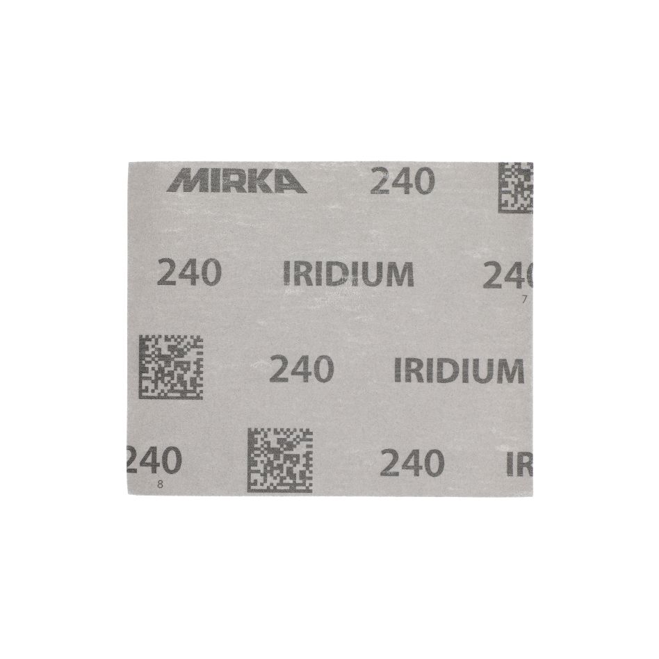 SAND.PAD MIRKA IRIDIUMHS SOFT 115X140MM P240 10PCS