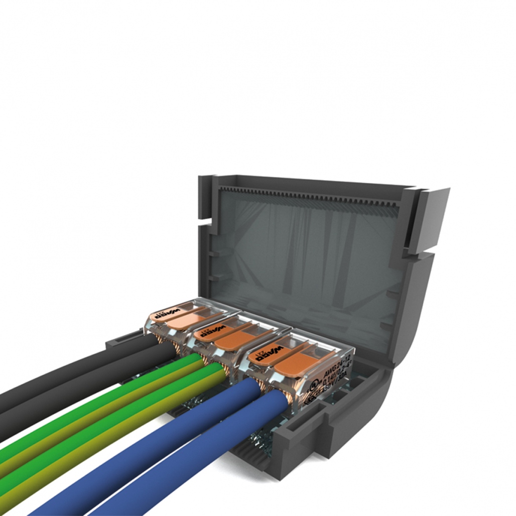 GĒLA KĀRBA SHELLBOX 323 FLAT IPX8 AR 2x3-V. SPAILI 0.2-4mm2