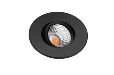 Mini downlight NANO TILT SORT 4W LED 3000K 36D