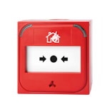 FIRE PUSH-BUTTON MANUAL CALL POINT RED