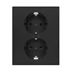 STIKK FLAT 1,5 INF DOBBEL M/J SKRU S55 SVART MATT