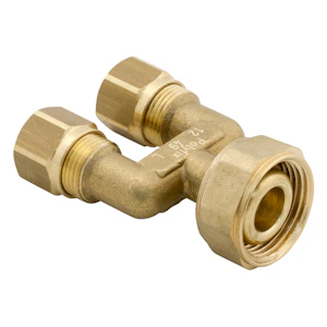 uponor Y-haaraliitin uponor 2x9,9-3/4 euro minitec
