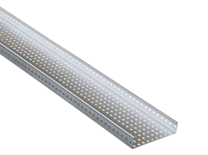 mp bolagen Ränna perforerad 400mm 2m vit mp-3631v