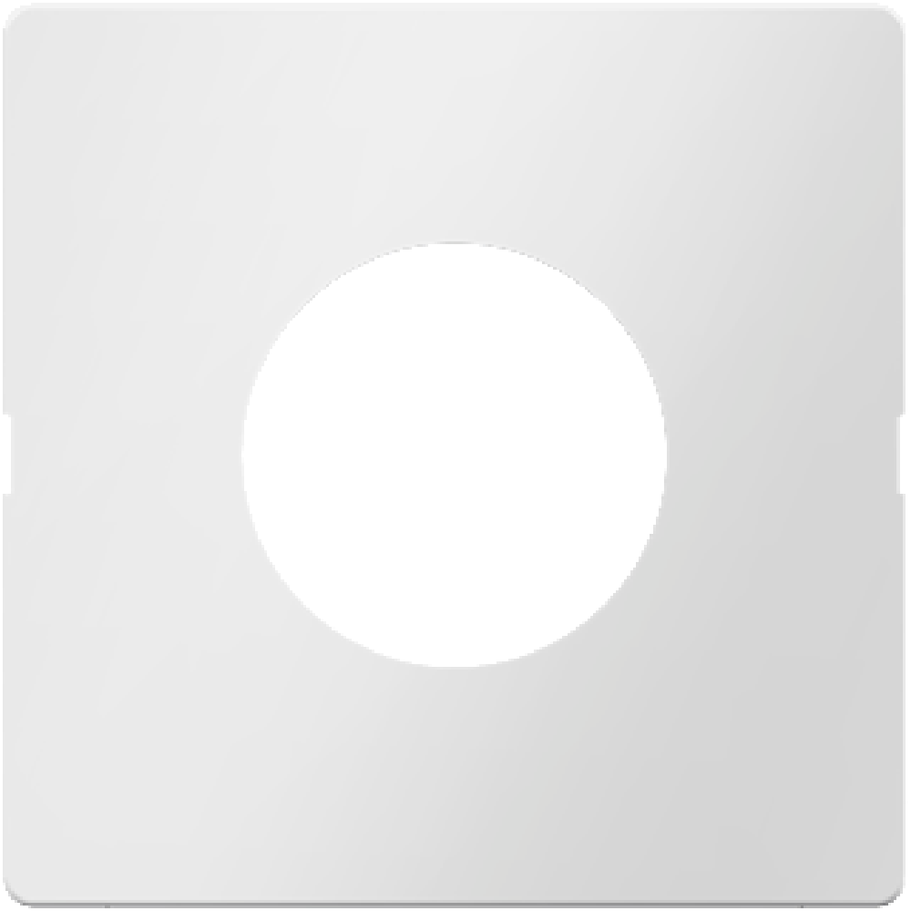 CENTRE PLATE SIGNALL. SL E10/Ø27.2 WHITE