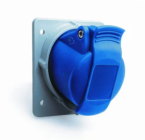 amphenol Socket outlet 6h, 16a, ip44, 2p+e