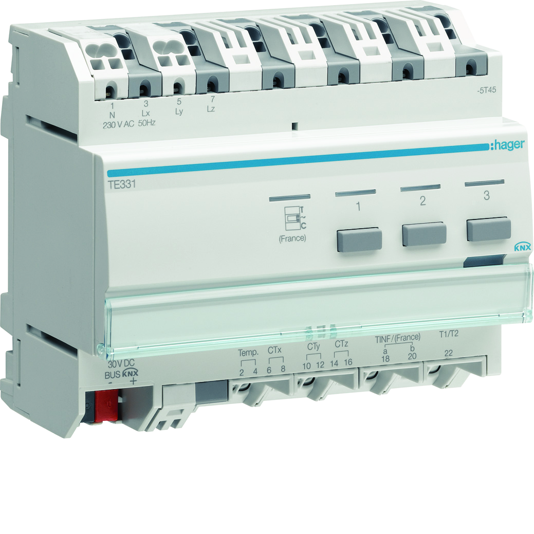 hager Energimätare 3-kn ex str trafo easy-knx