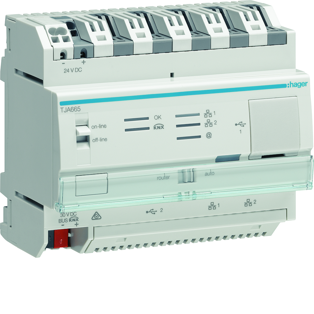 hager Ohjelmointilaite easy knx tja665 easylink-ohj.palv din