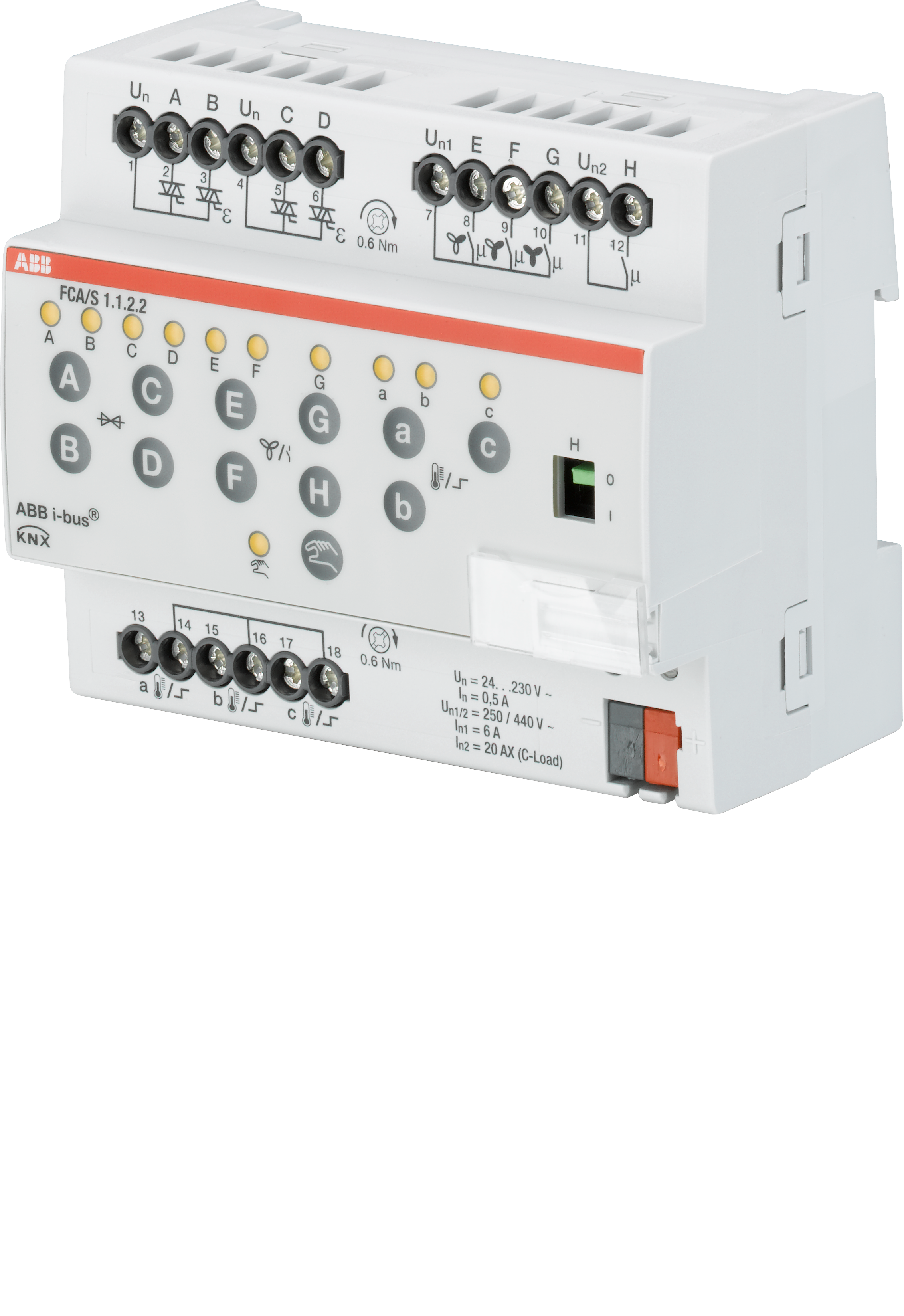 abb Styrenhet knx fläktaktor, pwm, manstyr, mdrc
