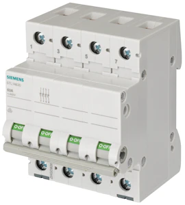 siemens Bryter 4-pol/40a 400v