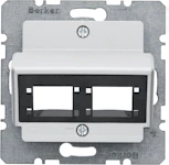 CENTRUMBRICKA 2xRJ45 R&M mod. ALU