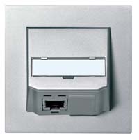 schneider electric Datapistorasia plus 1xrj45 elhome alu