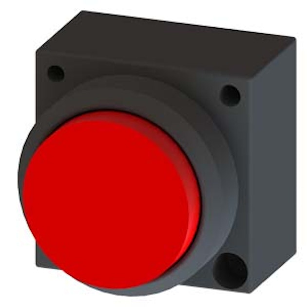 TRYKKNAPP H.KNAPP RØD 3SB3000-0BA21 | Trykknapper innfelling 22/30 mm ...