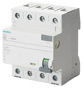 siemens Jordfeilbryter 4p 25a, 300ma,500v