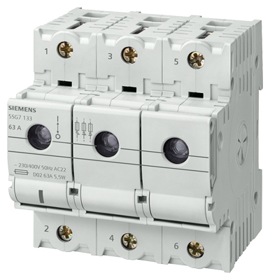 MINIZED, BRYTER,D02, 3P+N, 63A