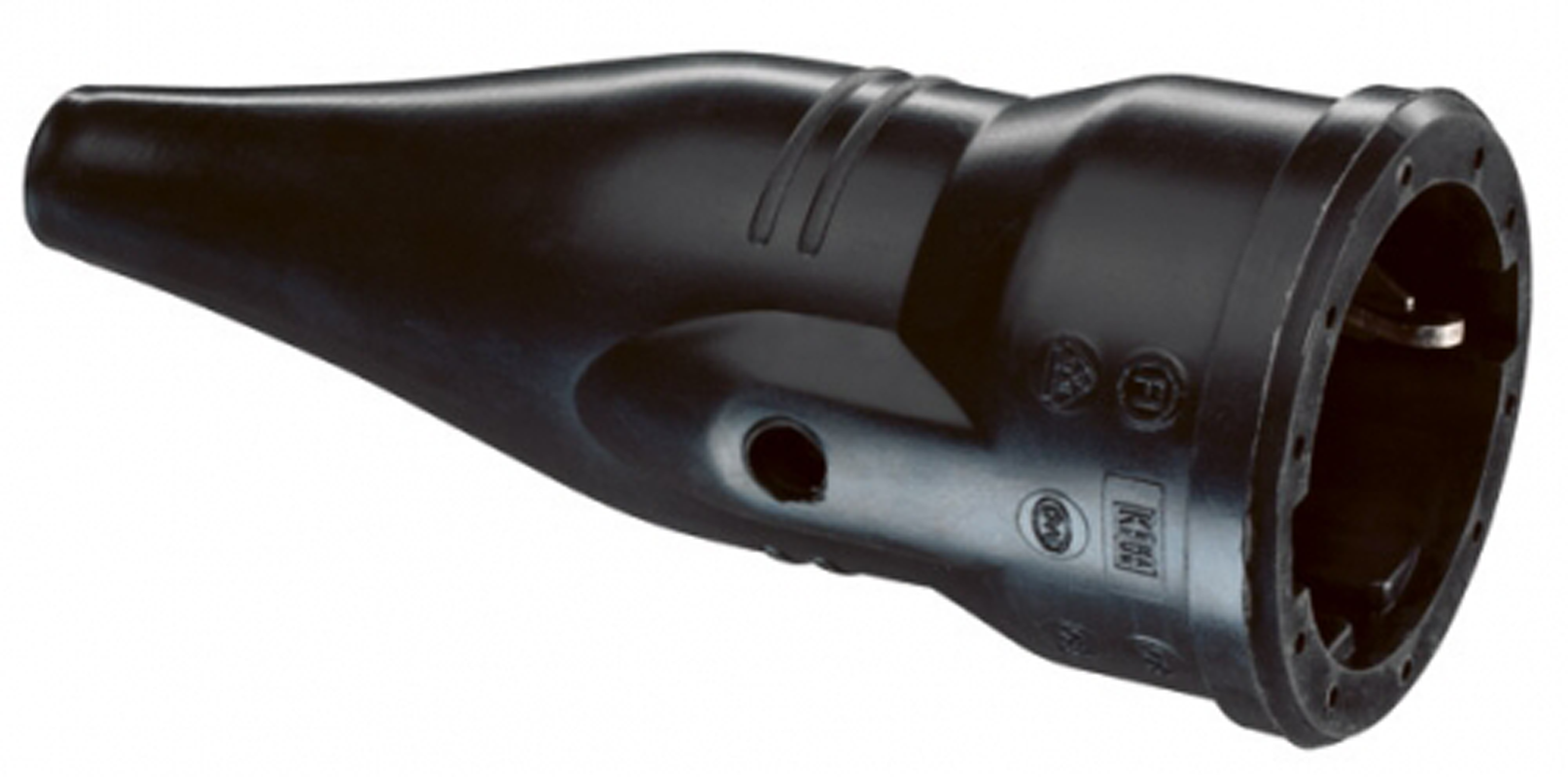 JÄTKUPISTIKUPESA KUMMI 16A 250V IP20 MUST