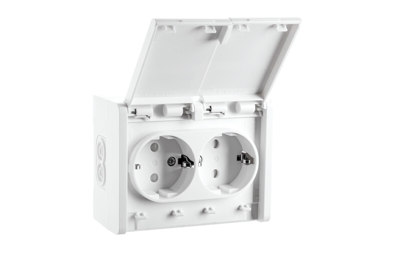 sg armaturen Socket outlet install outlet surface mounted ip44 do