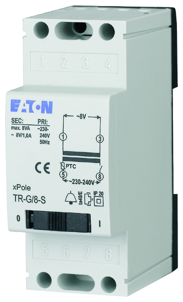 RINGETRAFO MOD 230/4-8-12V50Hz TR-G3/8