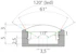 airam Slimline 7 optical mek lisätar profiili 2m 60d al acc