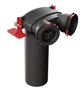 heatpex Difuzora pievienojuma kārba d125-2x90mm plastmasas aria