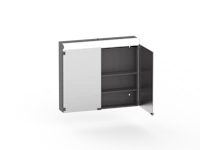 LUMENA 800 RIGHT GREY MIRROR CABINET WITH LIGHT