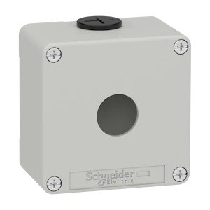 schneider electric Trykknappboks metall grå for 1xø22