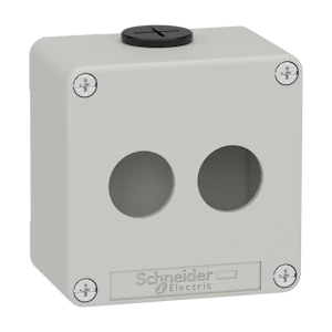 schneider electric Trykknappboks metall grå for 2xø22