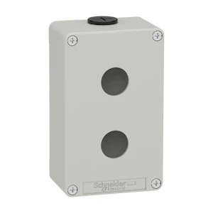 schneider electric Trykknappboks metall grå for 2xø22