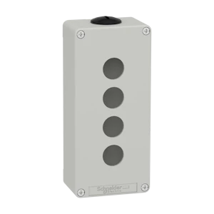 schneider electric Trykknappboks metall grå for 4xø22